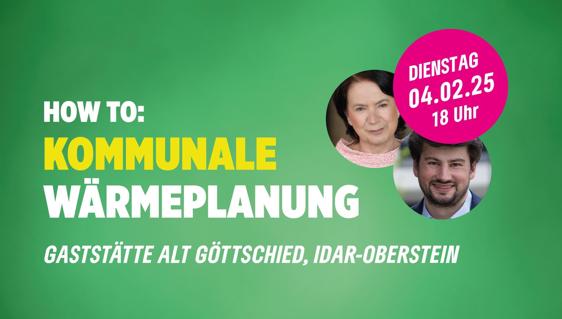 Ankündigung: Informationsveranstaltung zur kommunalen Wärmeplanung in Idar-Oberstein